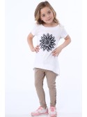 Tunic with a white flower NDZ8210 - Online store - Boutique